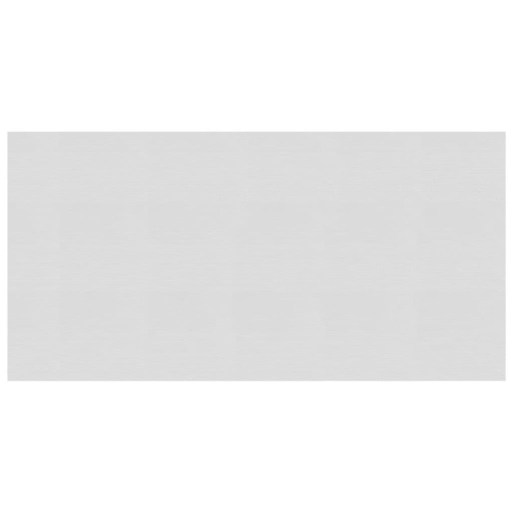 Treibende Pool-Solarplane PE 975x488 cm Grau