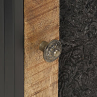 Thumbnail for Nachttisch 40x30x50 cm Raues Mangoholz