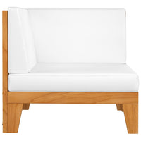Thumbnail for 2-tlg. Garten-Lounge-Set mit Auflagen Massivholz Akazie