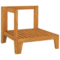 Thumbnail for Modular-Ecksofa mit Dunkelgrauen Kissen Akazie Massivholz