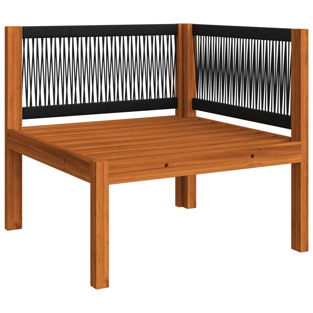 Garten-Ecksofas 2 Stk. mit Auflagen Akazie Massivholz