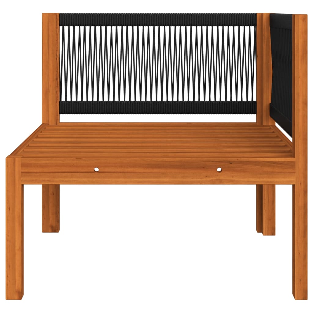 Garten-Ecksofas 2 Stk. mit Auflagen Akazie Massivholz