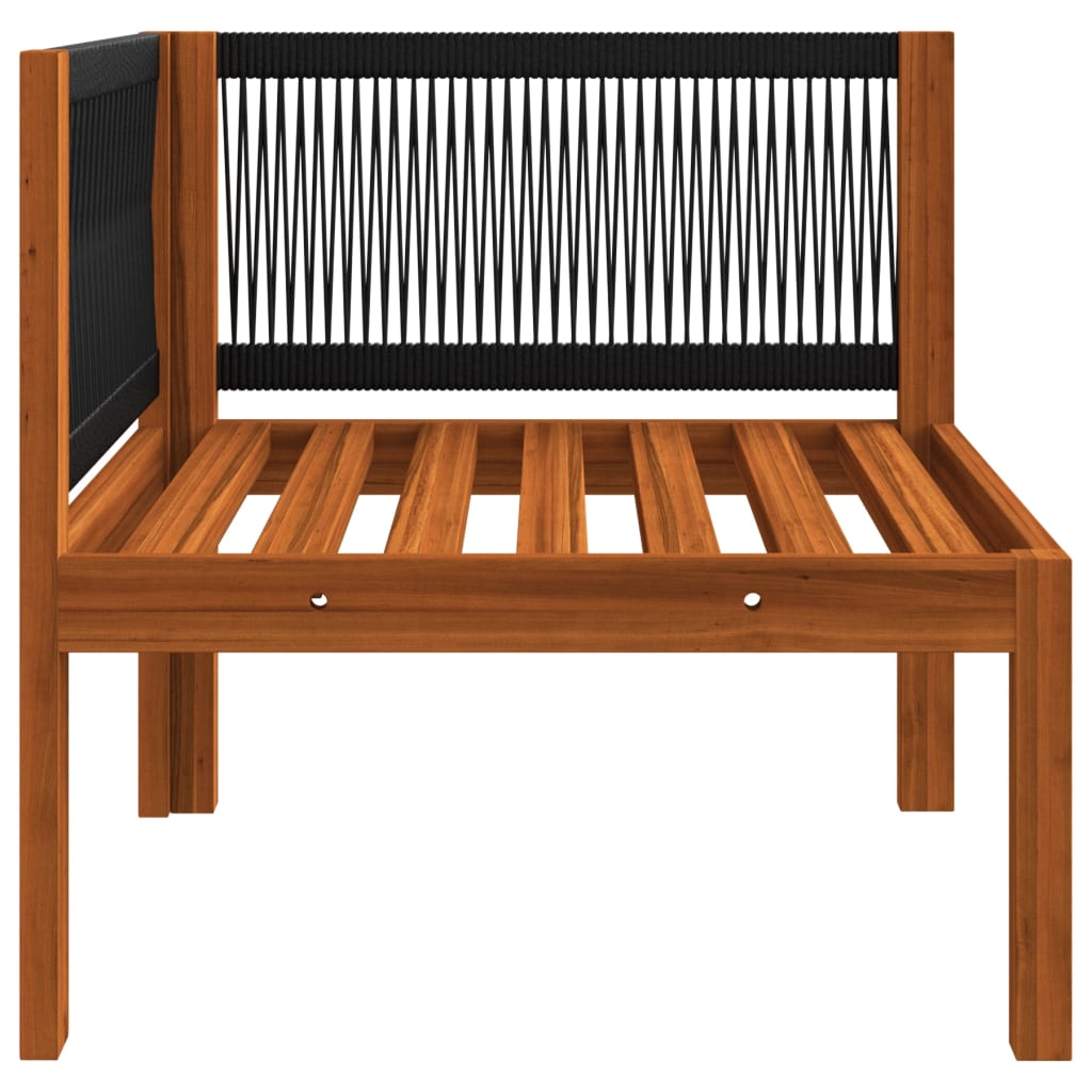 Garten-Ecksofas 2 Stk. mit Auflagen Akazie Massivholz