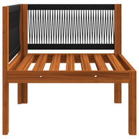 Thumbnail for Garten-Ecksofas 2 Stk. mit Auflagen Akazie Massivholz