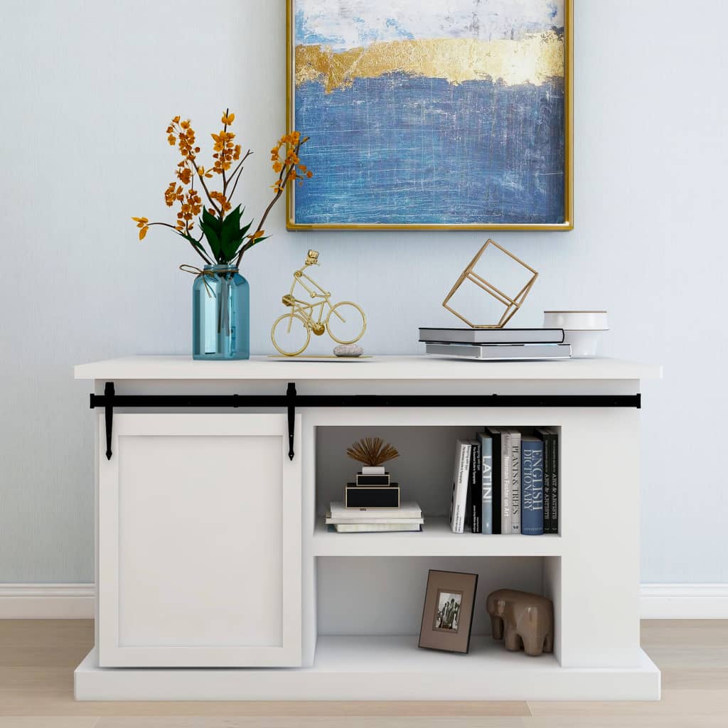 Schiebetürbeschlag für Möbel Kohlenstoffstahl 122 cm