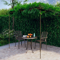 Thumbnail for Garten-Pergola Antik-Braun 3x3x2,5 m Eisen