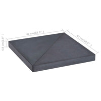 Thumbnail for Sonnenschirm-Gewichtsplatte Schwarz Granit Quadratisch 15 kg