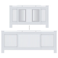 Thumbnail for MDF Heizkörperverkleidung Weiß 205 cm