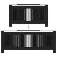 Thumbnail for MDF Heizkörperverkleidung Schwarz 205 cm