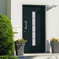 Thumbnail for Haustür Aluminium und PVC Anthrazit 100x200 cm