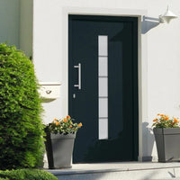 Thumbnail for Haustür Aluminium und PVC Anthrazit 100x210 cm