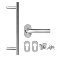 Thumbnail for Haustür Aluminium und PVC Weiß 110x210 cm