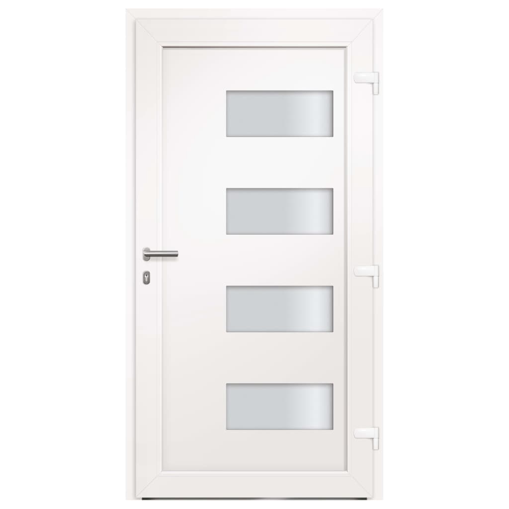 Haustür Aluminium und PVC Anthrazit 100x210 cm