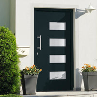 Thumbnail for Haustür Aluminium und PVC Anthrazit 100x200 cm