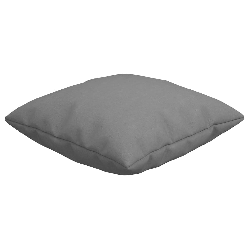 Sofakissen 4 Stk. Grau 40x40 cm Stoff