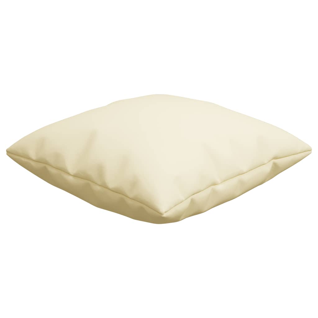 Sofakissen 4 Stk. Cremeweiß 40x40 cm Stoff