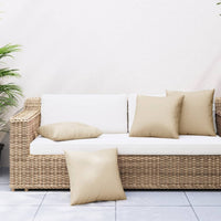 Thumbnail for Zierkissen 4 Stk. Beige 40x40 cm Stoff