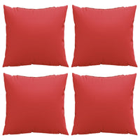 Thumbnail for Zierkissen 4 Stk. Rot 40x40 cm Stoff