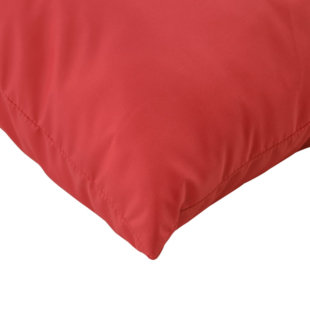 Zierkissen 4 Stk. Rot 40x40 cm Stoff