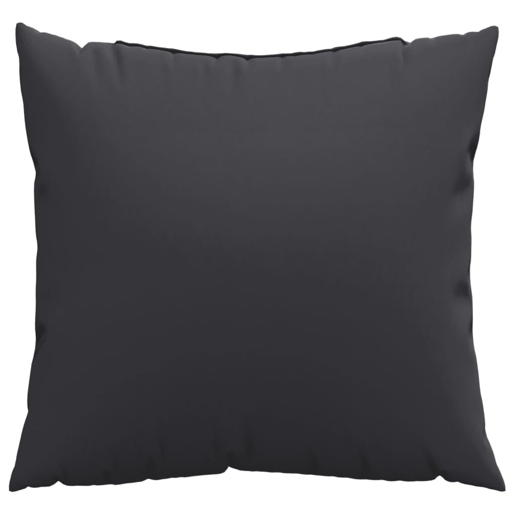 Zierkissen 4 Stk. Schwarz 40x40 cm Stoff