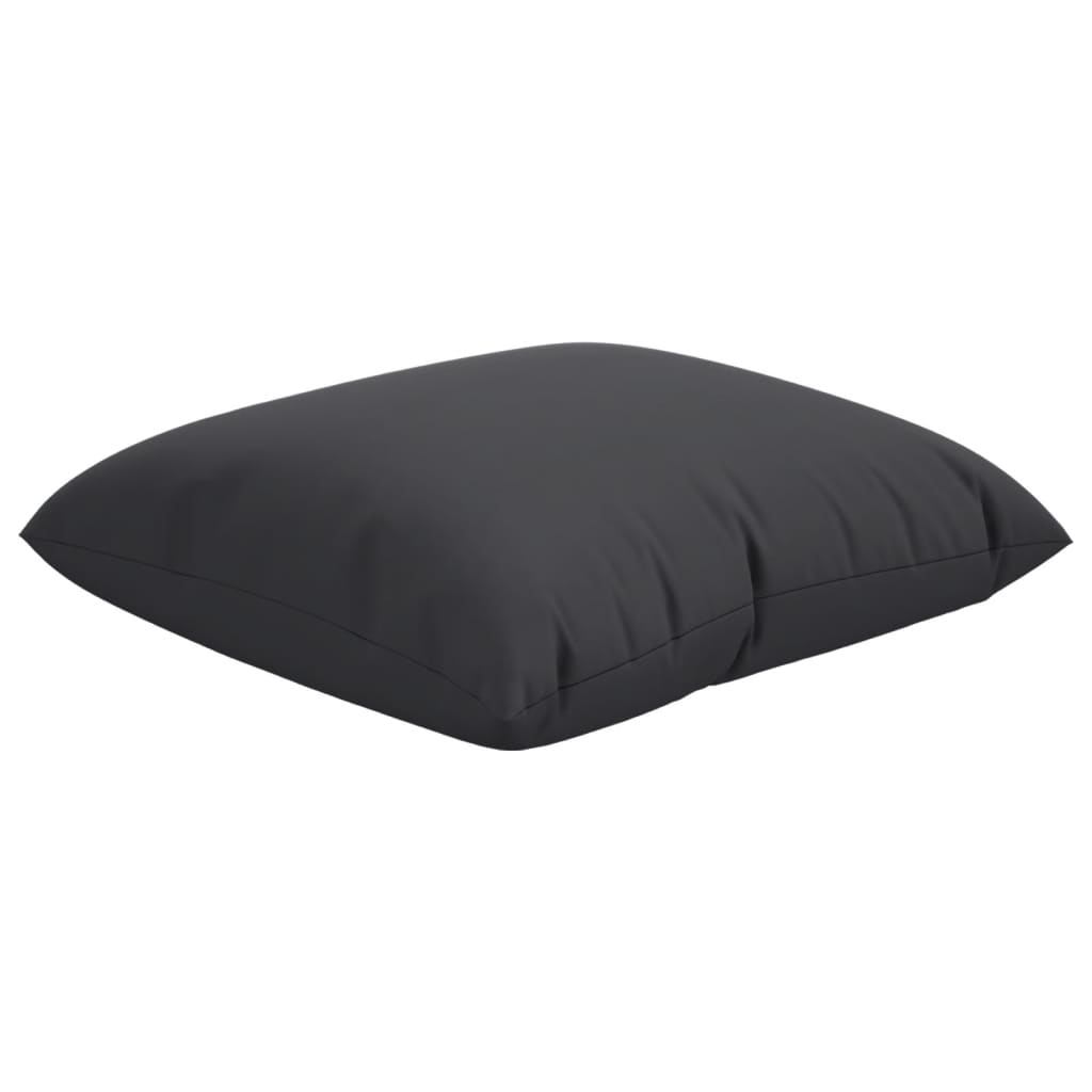 Zierkissen 4 Stk. Schwarz 40x40 cm Stoff