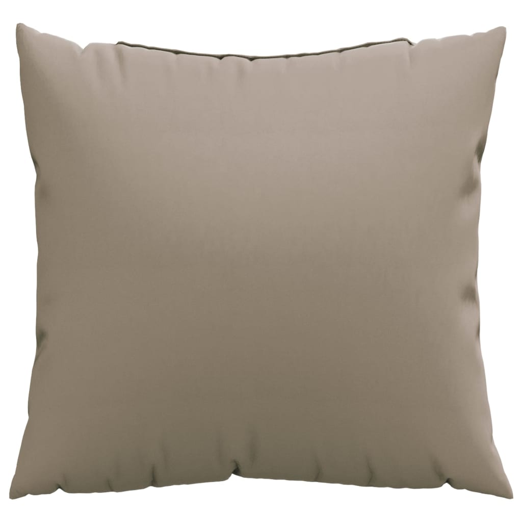 Zierkissen 4 Stk. Taupe 40x40 cm Stoff