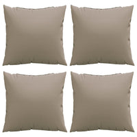 Thumbnail for Zierkissen 4 Stk. Taupe 40x40 cm Stoff