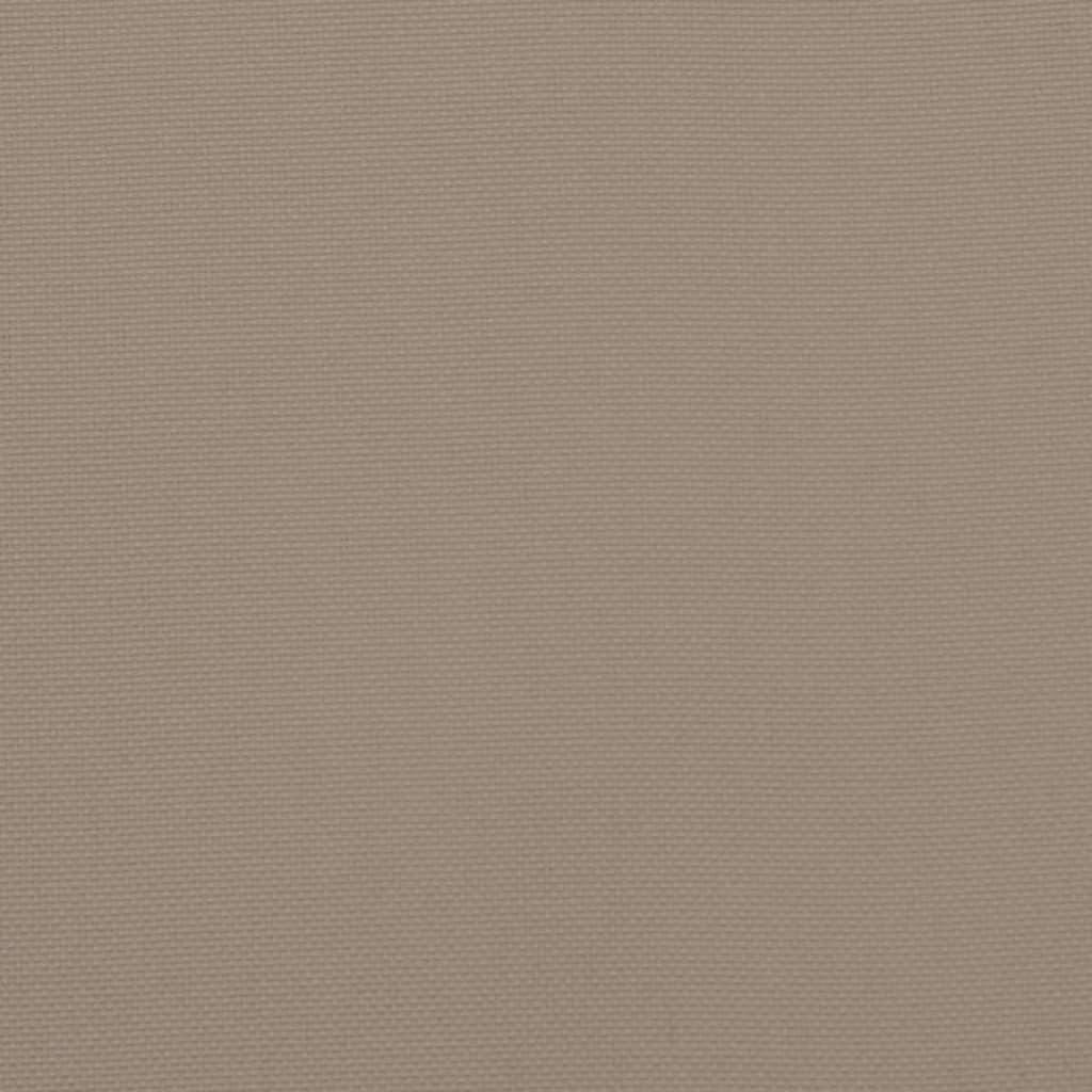 Zierkissen 4 Stk. Taupe 40x40 cm Stoff