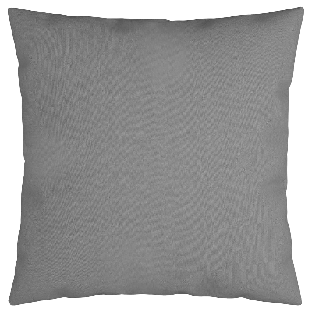 Sofakissen 4 Stk. Grau 50x50 cm Stoff