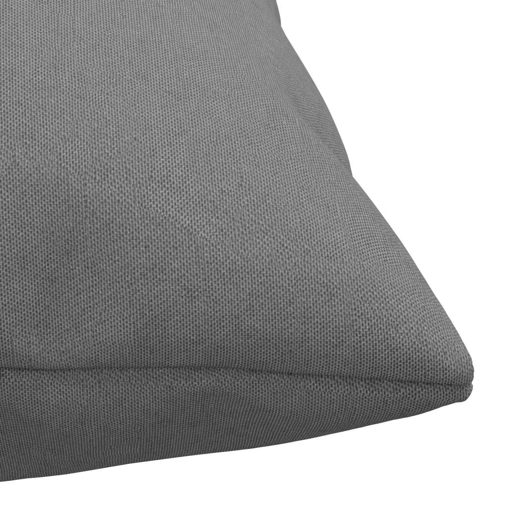 Sofakissen 4 Stk. Grau 50x50 cm Stoff