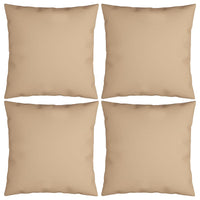 Thumbnail for Sofakissen 4 Stk. Beige 50x50 cm Stoff