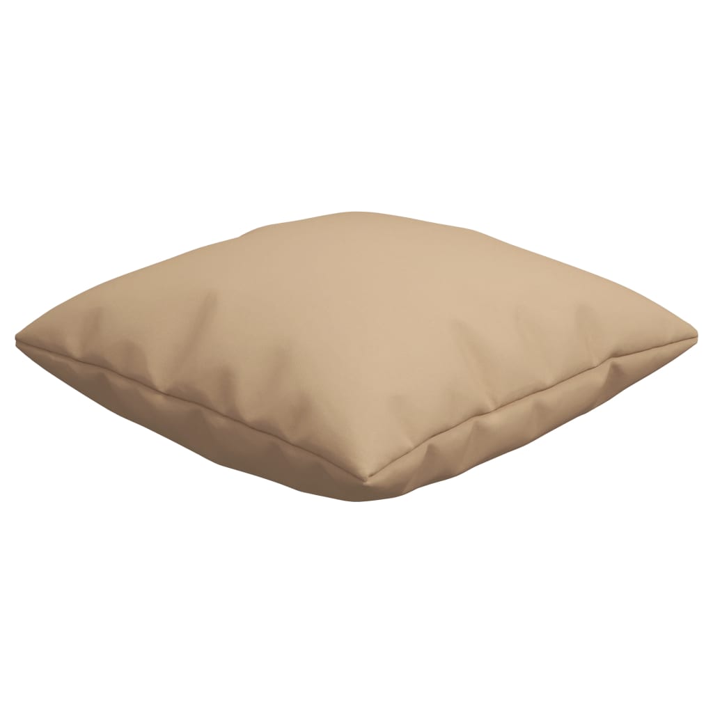 Sofakissen 4 Stk. Beige 50x50 cm Stoff