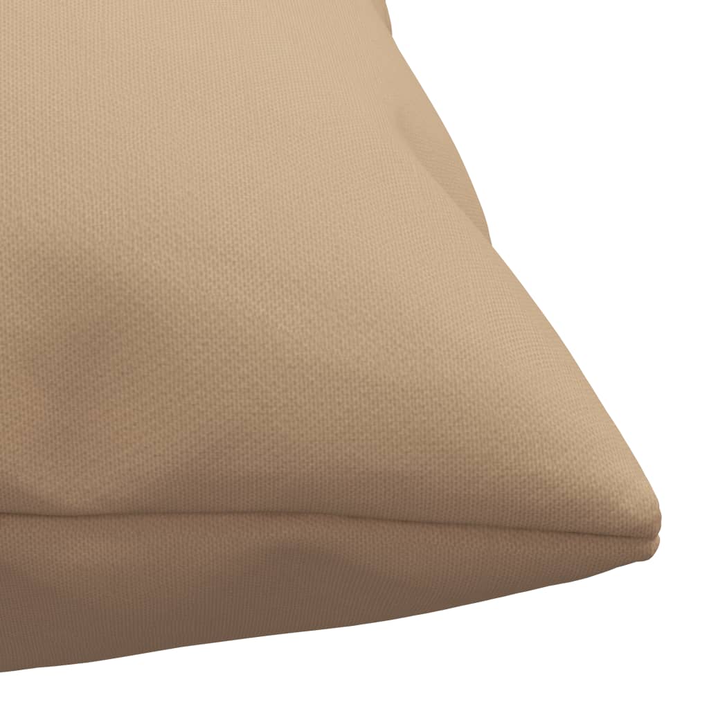 Sofakissen 4 Stk. Beige 50x50 cm Stoff