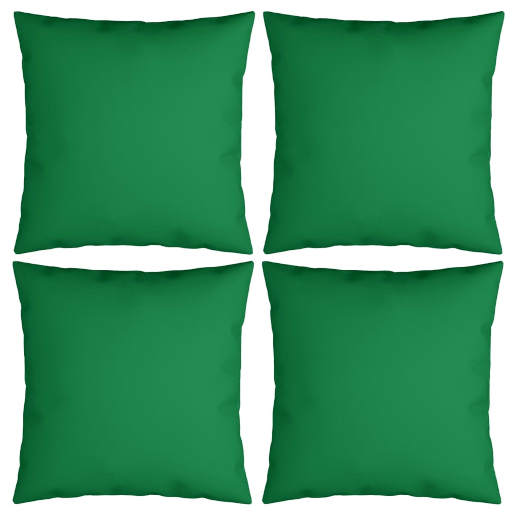 Sofakissen 4 Stk. Grün 50x50 cm Stoff
