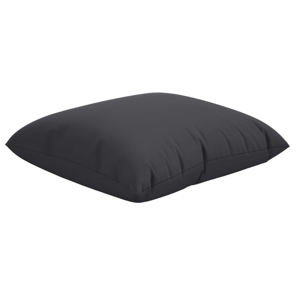 Zierkissen 4 Stk. Schwarz 50x50 cm Stoff