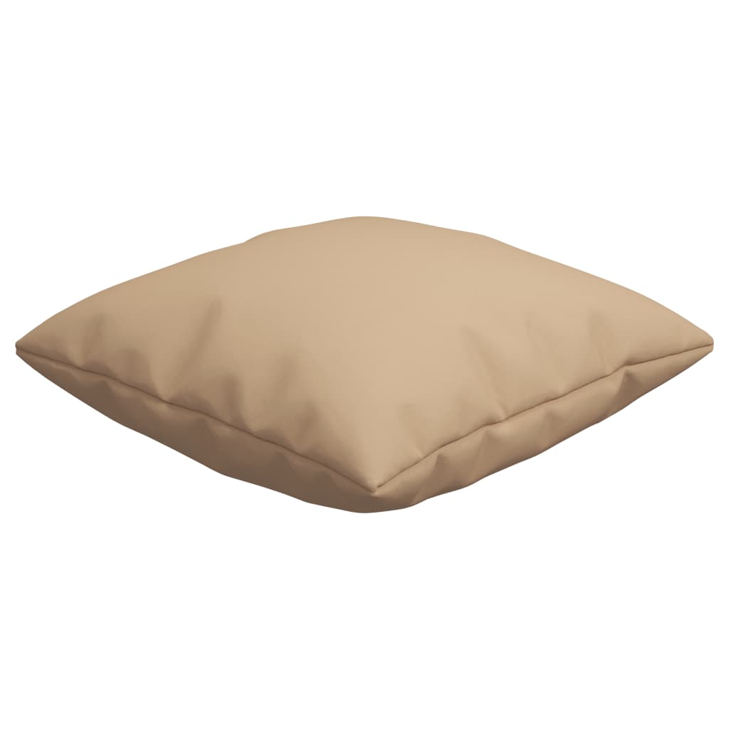 Sofakissen 4 Stk. Beige 60x60 cm Stoff