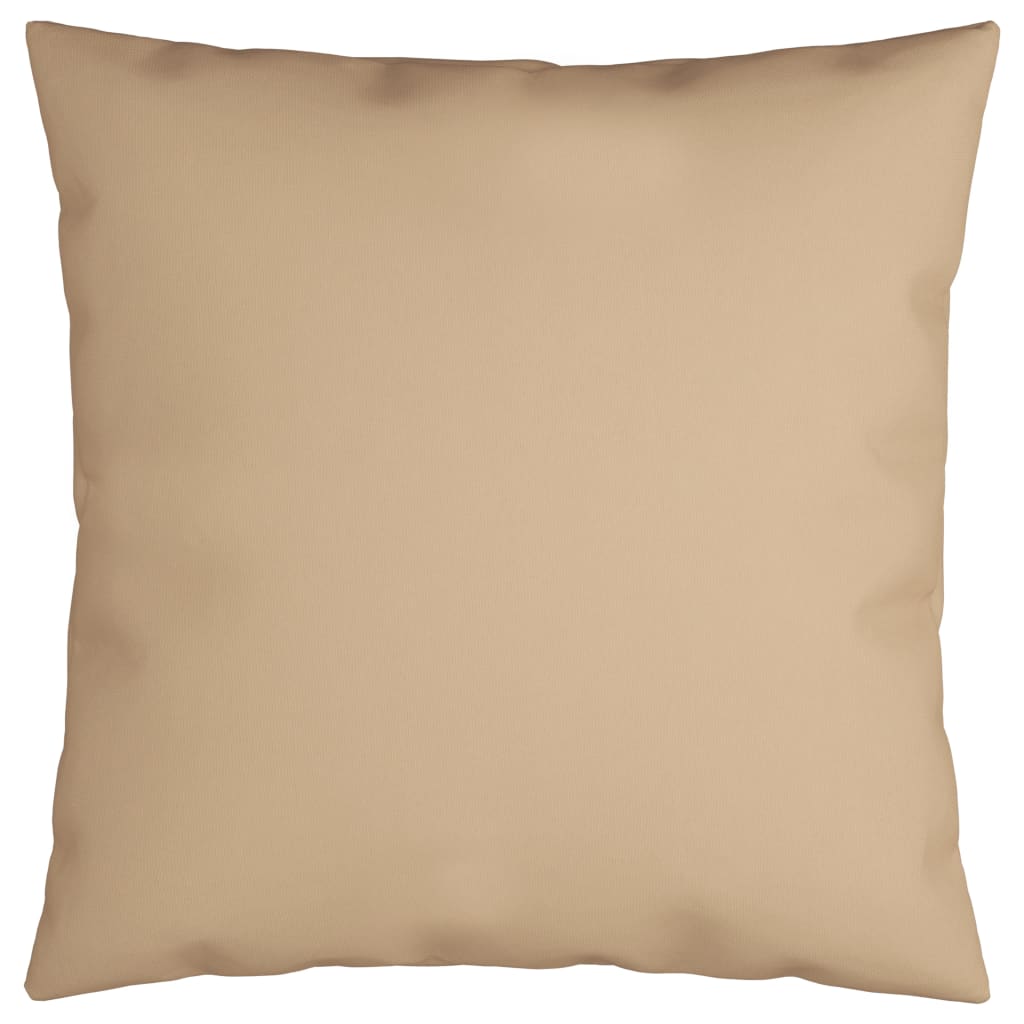 Sofakissen 4 Stk. Beige 60x60 cm Stoff