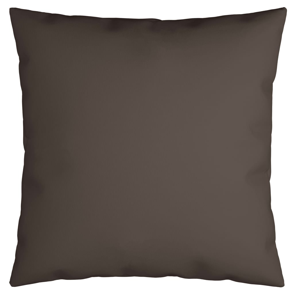 Sofakissen 4 Stk. Taupe 60x60 cm Stoff