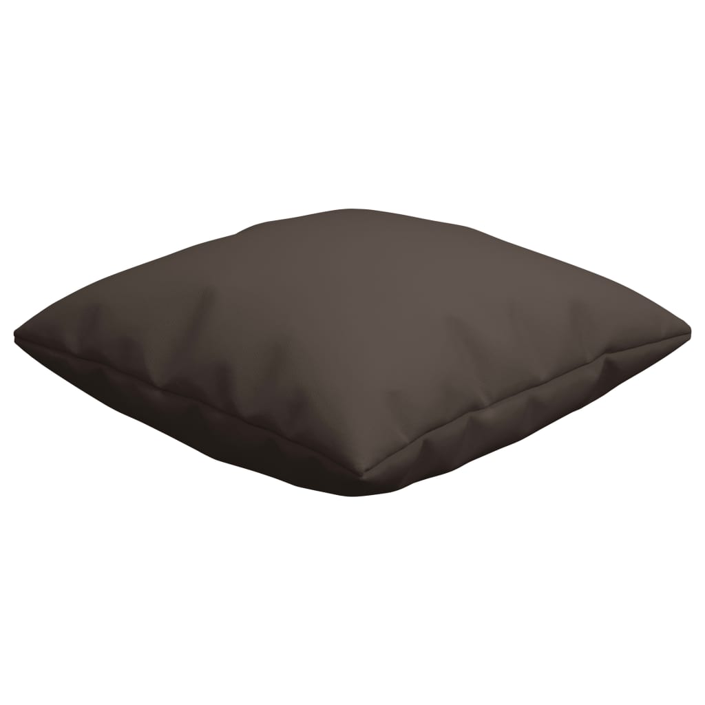 Sofakissen 4 Stk. Taupe 60x60 cm Stoff