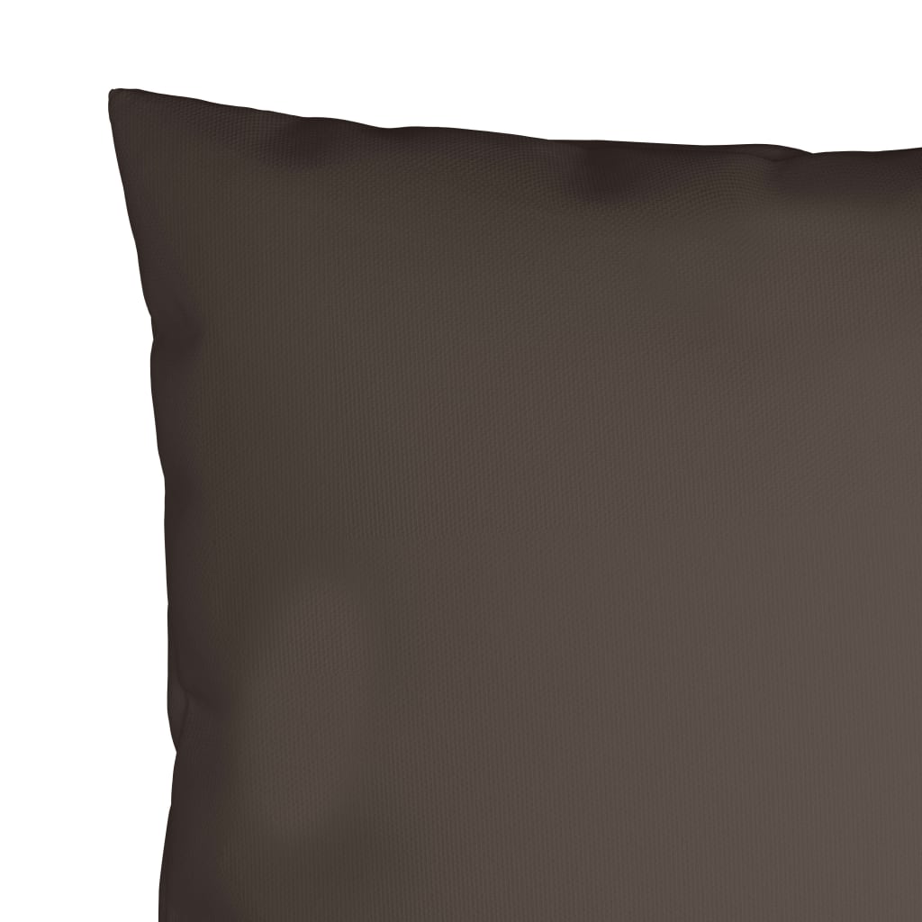 Sofakissen 4 Stk. Taupe 60x60 cm Stoff