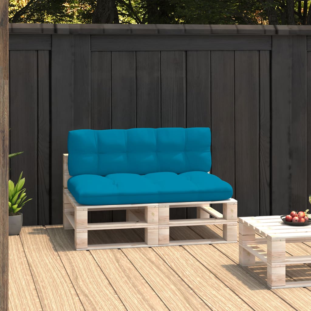 Palettensofa-Kissen 2 Stk. Blau