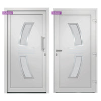 Thumbnail for Haustür Weiß 98x200 cm