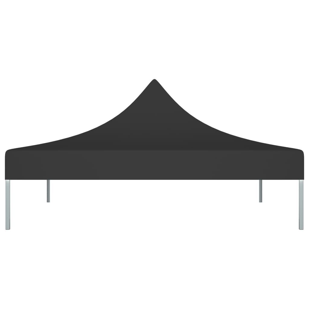 Partyzelt-Dach 2x2 m Schwarz 270 g/m²