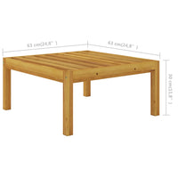 Thumbnail for 6-tlg. Garten-Lounge-Set mit Kissen Creme Massivholz Akazie