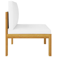 Thumbnail for 4-Sitzer-Gartensofa mit Kissen Massivholz Akazie