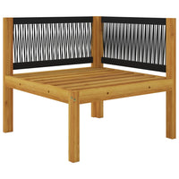 Thumbnail for 8-tlg. Garten-Lounge-Set mit Kissen Cremeweiß Massivholz Akazie