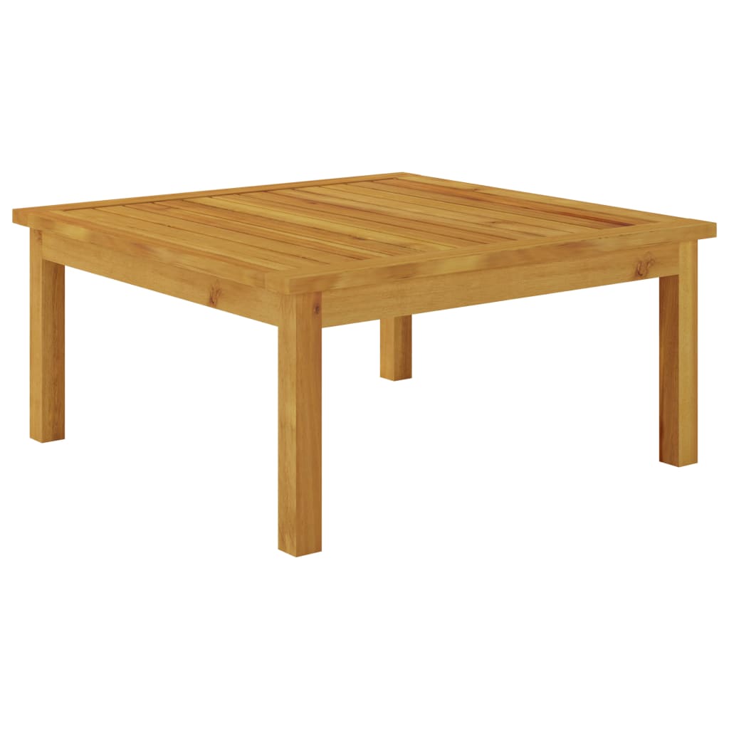 11-tlg. Garten-Lounge-Set mit Kissen Cremeweiß Massivholz Akazie