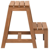 Thumbnail for Klappbarer Tritthocker Massivholz Tanne