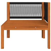 Thumbnail for Garten-Ecksofa mit Auflagen Massivholz Akazie