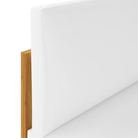 Thumbnail for Garten-Mittelsofa mit Auflagen Massivholz Akazie